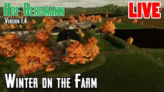 Hof Bergmann 1.4 - Working thru winter - Farming Simulator 22