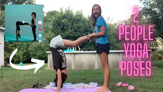 2 People Yoga Poses!!