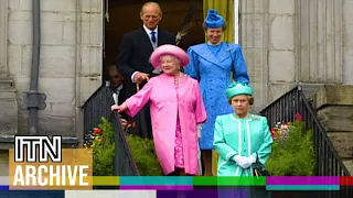 Queen Elizabeth II Hosts Garden Party at Holyrood Palace (1990) | Royal History