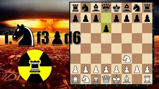 Атомные шахматы ☢ Дебют 1.Кf3 d6