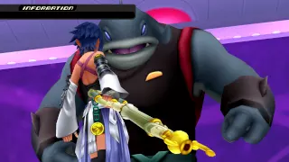 Kingdom Hearts Birth By Sleep: Gantu Boss Fight (PS3 1080p)