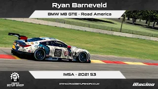 iRacing - 21S3 - BMW M8 GTE - IMSA - Road America - RB