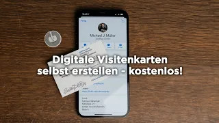 Digitale Visitenkarte selbst erstellen - kostenlos! | Tutorial