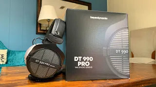 Beyerdynamic DT 990 Pro Studio Headphones Unboxing!