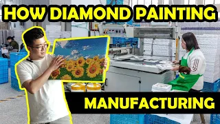 How Diamond Painting Supplier Manufacturing？| Diamond Painting Factory Review