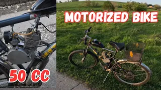 Ride with the CHEAPEST Motorized Bike (GoPro) (4K)