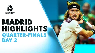 Tsitsipas vs Struff; Karatsev Faces Zhang | Madrid 2023 Highlights Quarter Finals Day 2