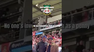 Wrexham AFC Fans singing to Ryan Reynolds and Rob McElhenney