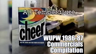 80's Commercials Compilation - WUPW 1986-87