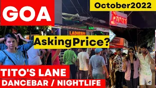 TITO'S LANE 2022 - Goa's Best Nightlife | CLUBS/PUBS - Entry Rates | BAGA BEACH