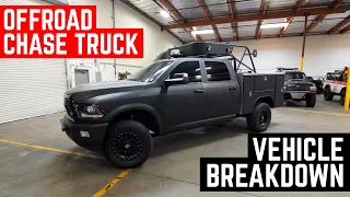 WHAT'S IN AN OFFROAD CHASE TRUCK? | RAM 3500 | VEHICLE BREAKDOWN