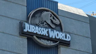 Jurassic World Ride, Universal Studios Hollywood, Los Angeles.