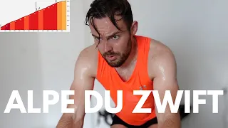 I've never sweated so much in my life... Alpe du Zwift (at 93kg / 205lbs)