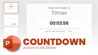 How to insert Countdown Timer in PowerPoint (Across Multiple Slides)