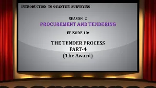 S02E10 The Tender Process Part 4 (The Award)