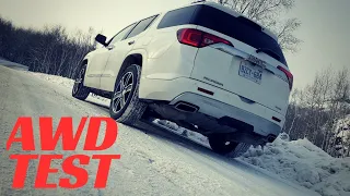 GMC Acadia AWD System Demonstration / Traction Test