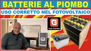 BATTERIE AL PIOMBO  #fotovoltaico