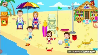 My Town - Family Vacation to the beach!