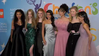 Cast of The Baby-Sitters Club "1st Annual Children's & Family Emmy Awards" Purple Carpet in LA