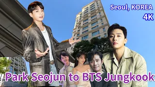 Park Seo-joon's Condo to BTS Jungkook's/ Song Joong-ki's new house, the most expensive in Korea/4K