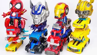 Full Transformers Robot Tobot Car Park: Last Knight BUMBLEBEE BLACKPANTHER Rise of Beasts Stopmotion