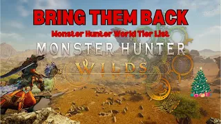 #MHW Iceborne Tier List for Monster Hunter Wilds | #monsterhunterwilds #monsterhunter #mhwilds