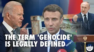 French Macron disagrees with Biden's 'genocide' remark, declines to use it