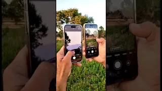 iPhone 14 pro max vs huaweii p20 pro zooming test