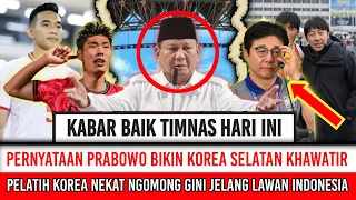 🔴 BANTUAN KHUSUS PRABOWO UNTUK TIMNAS ‼️ Terima kasih Pak • Berani nya Pelatih KOREA Ngomong Gini