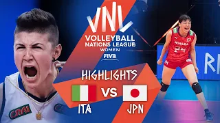 ITA vs. JPN - Highlights Week 2 | Women's VNL 2021
