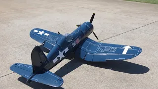 FlightLine 1600mm F4U Corsair “Bubble Top” Baa Baa Blacksheep Pappy Boyington version.