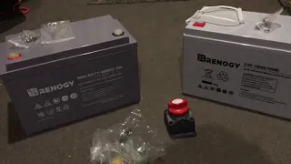 Solar system battery upgrade Renogy 12v 100Ah AGM