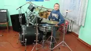 Manowar - Die For Metal  - Drum Cover - Drummer Daniel Varfolomeyev 11 years