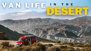 Van Life in the Desert - This Place is UNREAL | Tabernas Desert