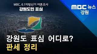 2022. 05. 27 [원주MBC] [여론조사] 강원도 표심 어디로? 판세 정리