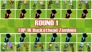 Plants vs Zombies 2 Tournament - All Buckethead Zombie Battles