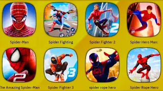 Spider-Man, Spider Fighting, Spider Fighter 2, Spider Hero Man, The Amazing Spider-Man 2,