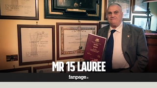 Ha 70 anni e 15 lauree: la storia di Luciano, l'uomo più istruito al mondo