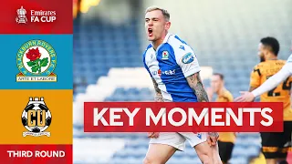 Blackburn Rovers v Cambridge United | Key Moments | Third Round | Emirates FA Cup 2023-24