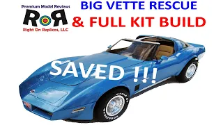Big 1:8 scale Vette Kit Rescue and Full Build