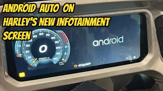 Android Auto on Harley's New Screen