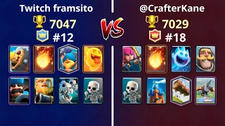 Clash Royale Top 200 - Twitch framsito vs @CrafterKane