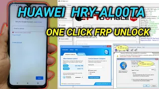 huawei  hry-al00ta frp unlock #online repair mobile