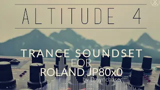 Altitude 4 Trance Soundset for Roland JP80x0 - Uplifting/ Hard/ Classic Trance Patches 2024