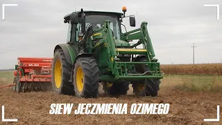 ✔BEZORKOWY SIEW JĘCZMIENIA OZIMEGO✔JOHN DEERE 5080R✔Grano-System Shark Shop3.0✔Agro-Masz SR-300✔