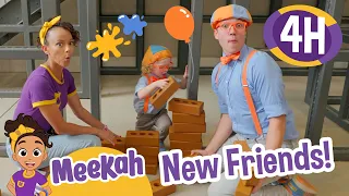 Blippi and Meekah's Friendship Adventure! | 4 HOURS OF MEEKAH! | Educational Videos for Kids