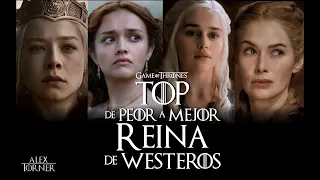 Top 7 peor a mejor Reina de Westeros 👑 | Game of Thrones | Mundo de Hielo y Fuego