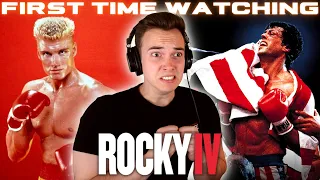 *THE TERMINATOR!?* Rocky 4 (1985) | First Time Watching | (reaction/commentary/review)