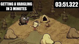 DST Speedrunning a Critter in 3 minutes (solo, unseeded WR)