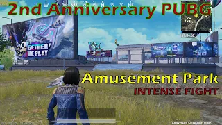 PUBG First Gameplay by Serial Hunter in 2nd Anniversary Celebration Mode | Amusement Park Fight